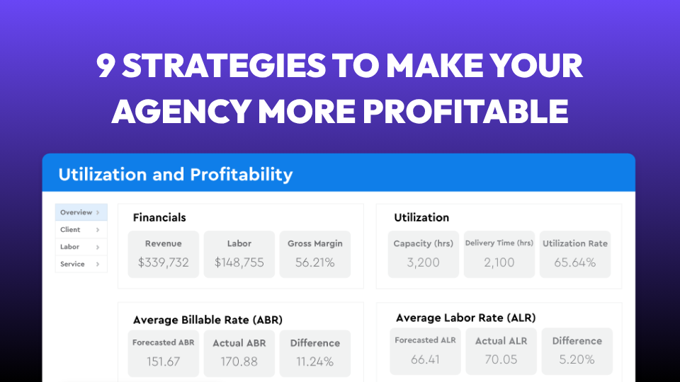Agency Profitability: 9 Strategies to Maximize Your Margins
