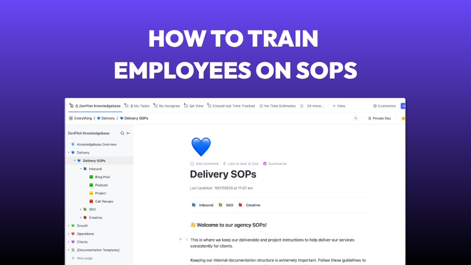 How to Train Employees on Standard Operating Procedures: 11 Tips