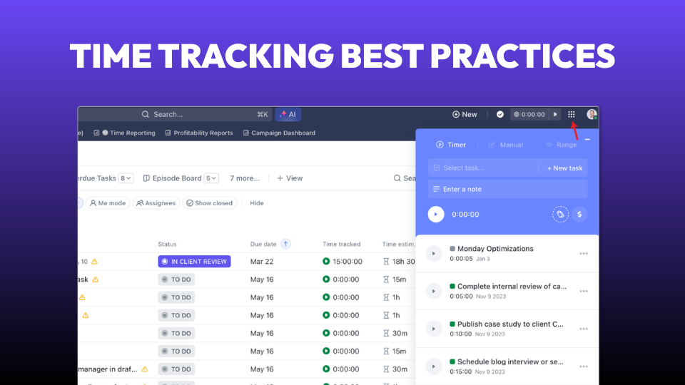 ClickUp Time Tracking Best Practices for Agencies