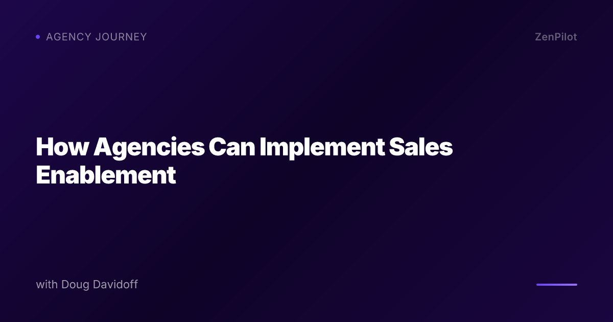 How Agencies Can Implement Sales Enablement