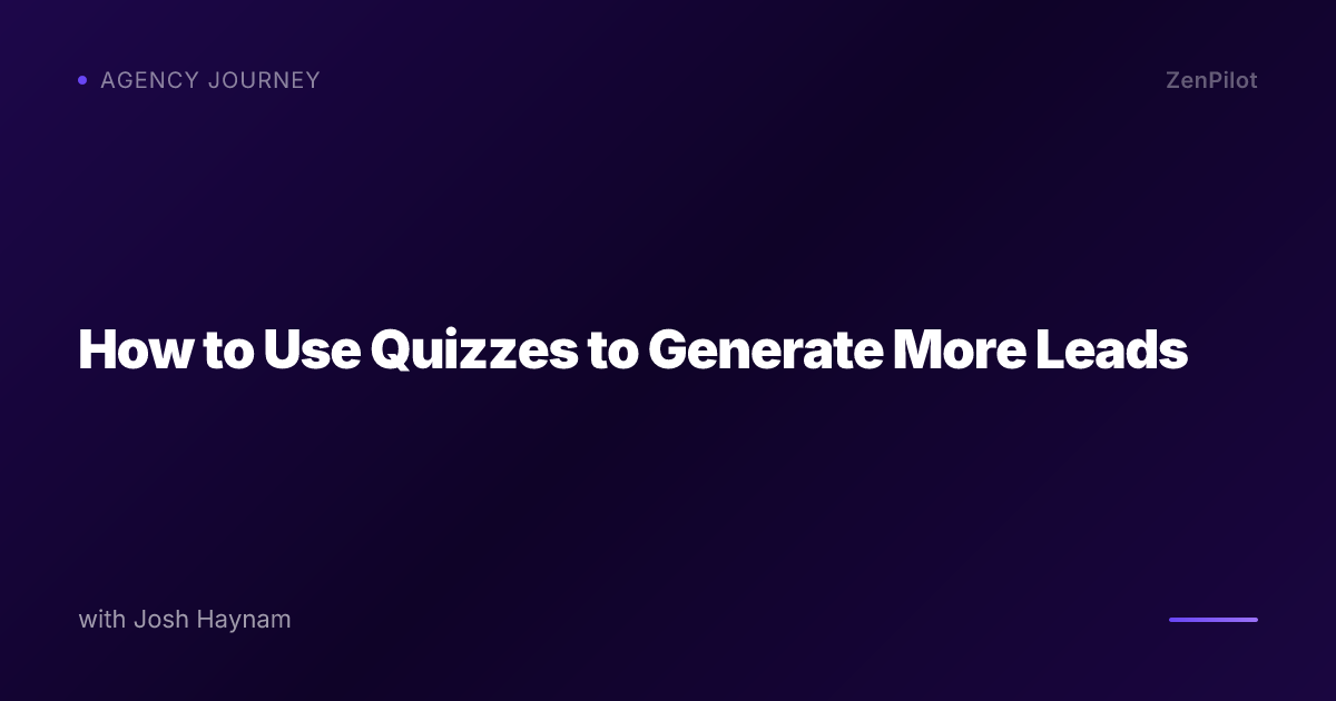 How to Use Quizzes to Generate More Leads
