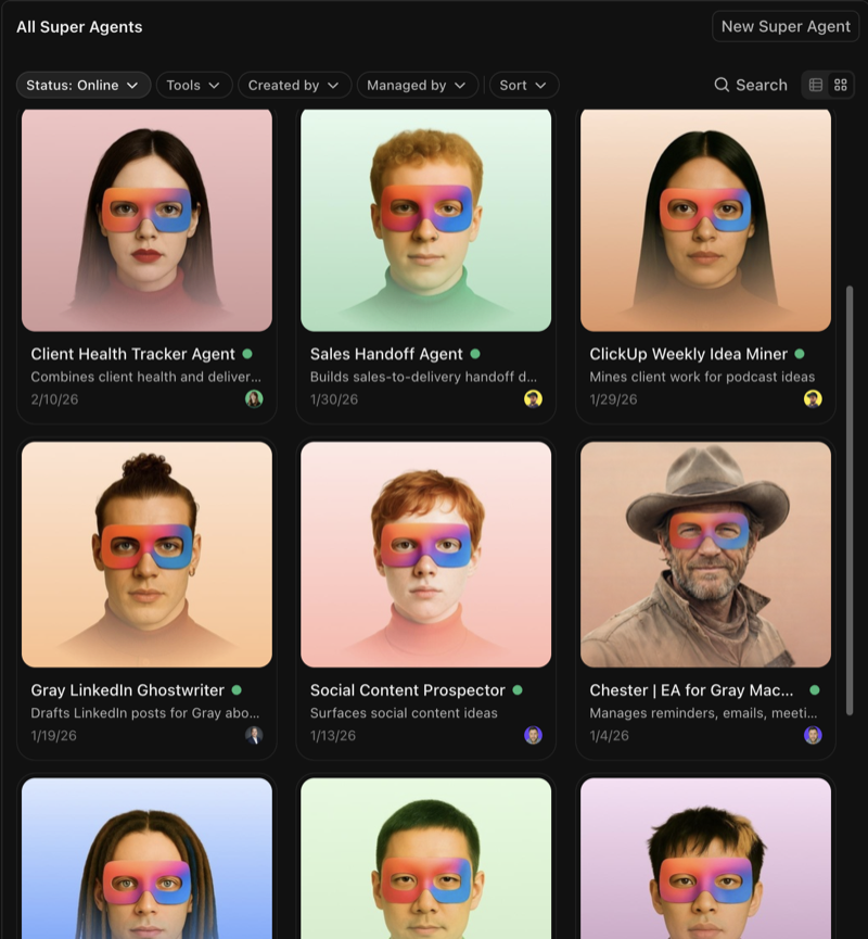 ZenPilot's certified ClickUp Super Agents - AI-powered teammates for your workspace